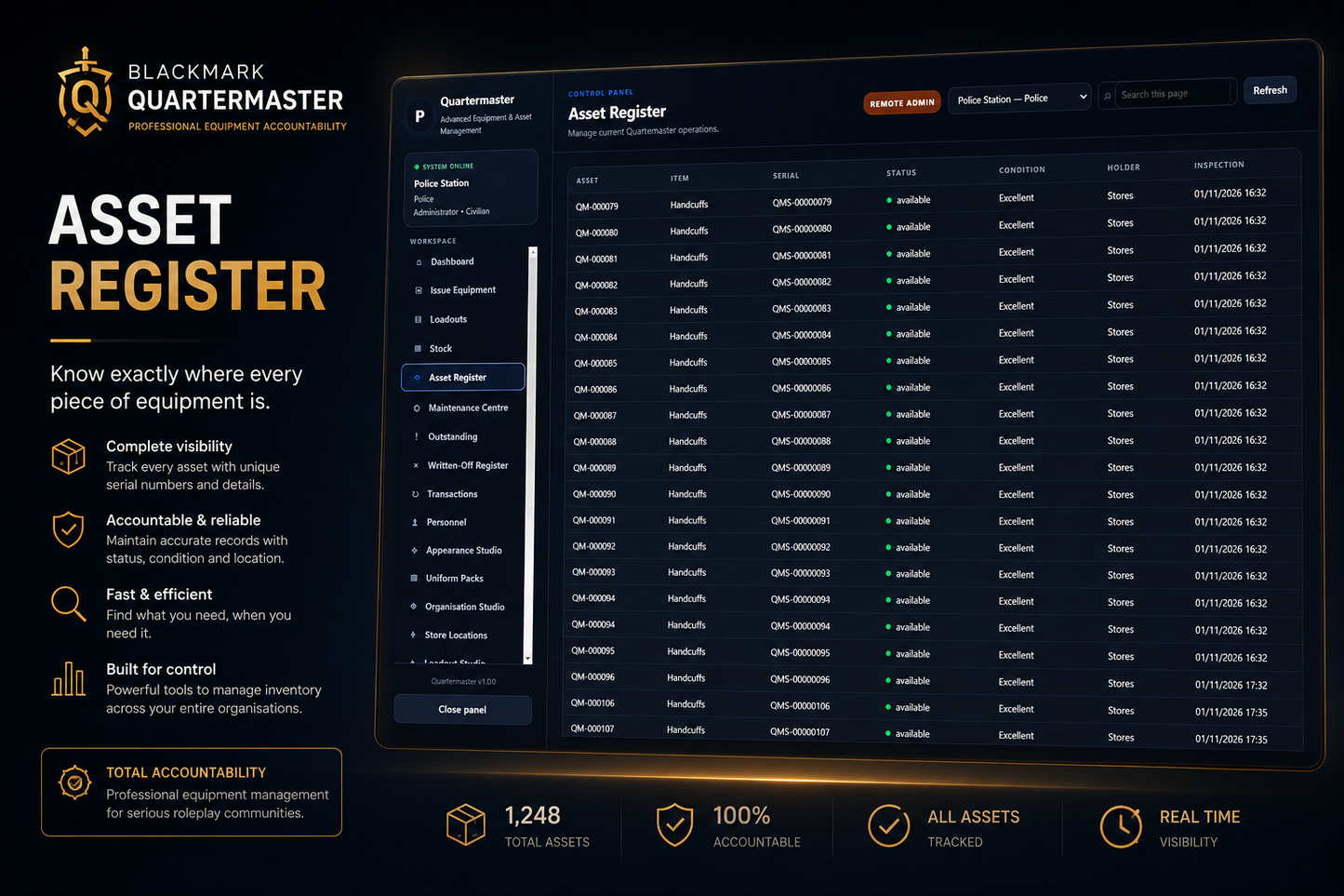 Quartermaster V1.0.0